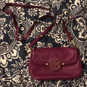 Tory Burch Purple Cross Body Clutch